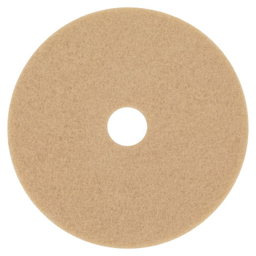 3M 05606 Ultra High-Speed Floor Burnishing Pads 3400, 20" Diameter, Tan (Case of 5)